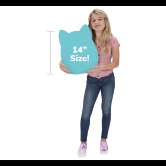 Squishmallows 14" Squish Doo Kennedy the Mint Green Rainbow Unicorn NEW - Picture 2 of 2